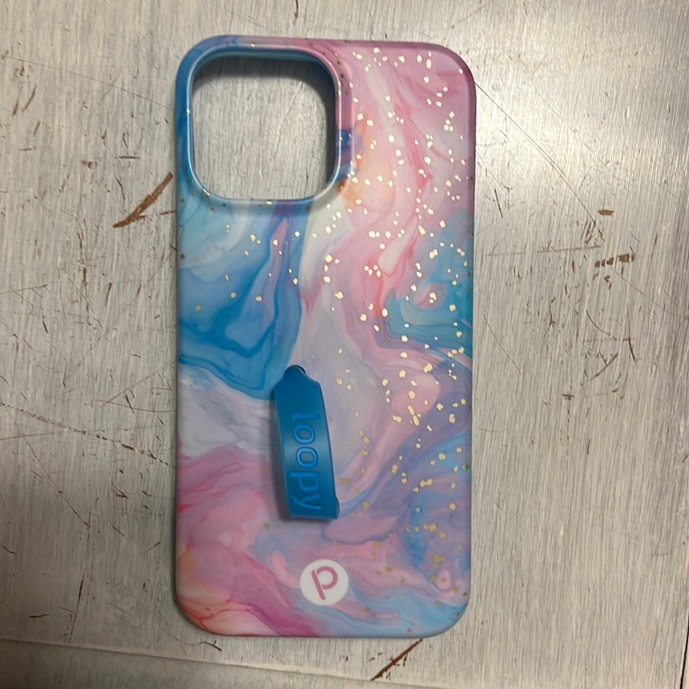 Cotton candy loopy case for iPhone 13 Pro Max
